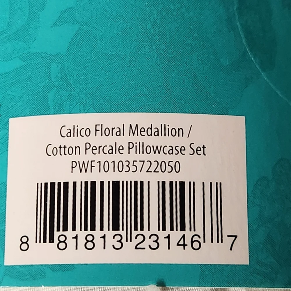🌸 The Pioneer Woman “Calico Floral Medallion” King Pillowcase Set – NWT